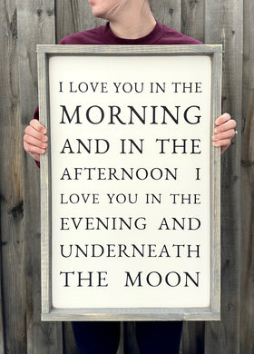 I Love You In The Morning