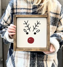 Load image into Gallery viewer, Rudolph Itty Bitty Wood Sign